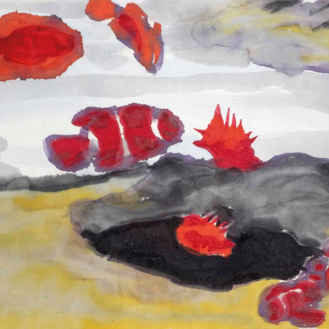 Emil Nolde — Коралловые рыбки и морские анемоны