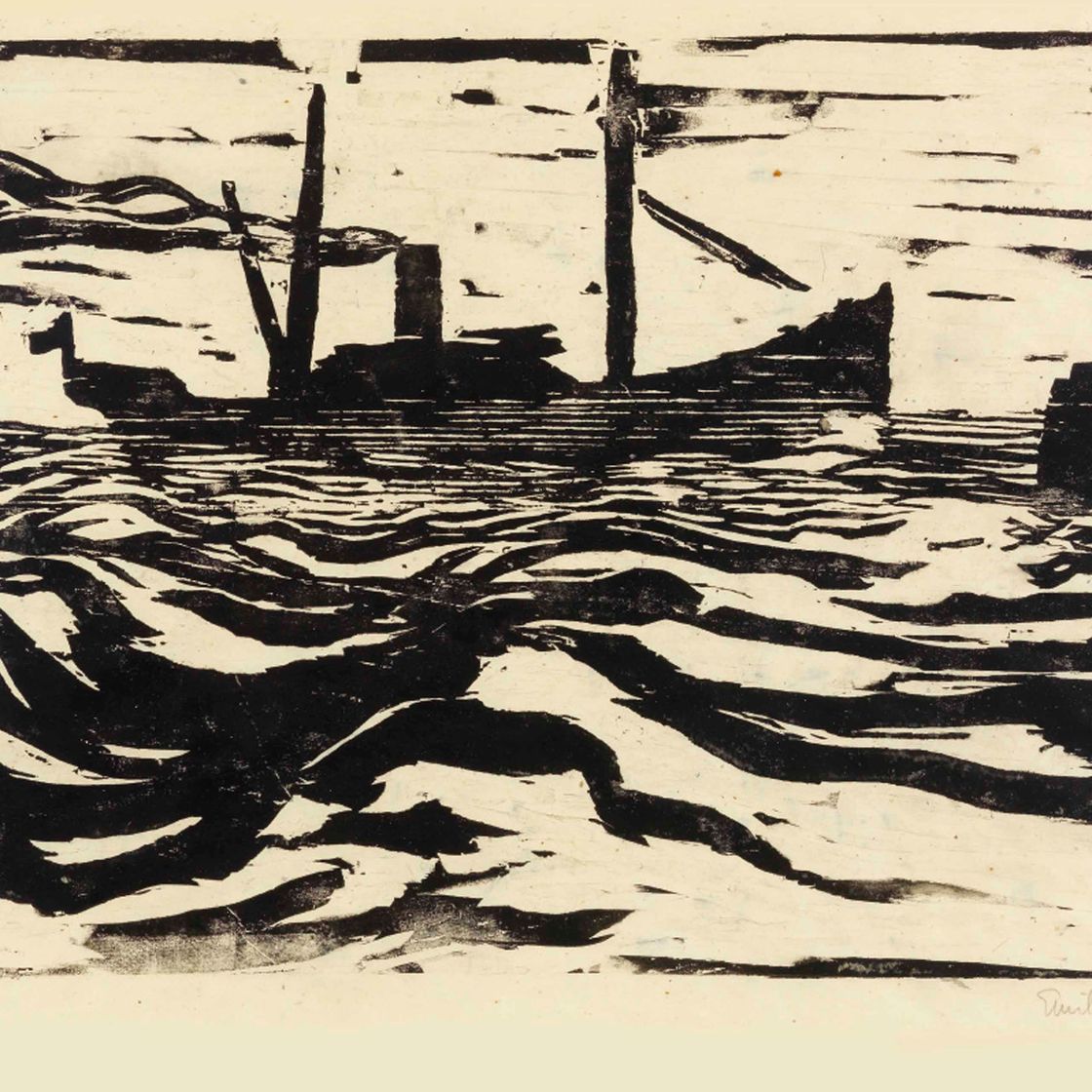 Emil Nolde — Фишдампфер (S. & M. 34)