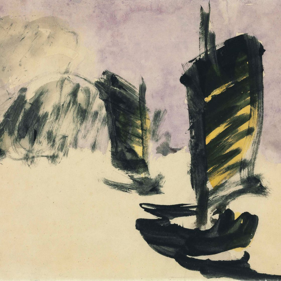 Emil Nolde — Девушка из преисподней, фиалка Химмель