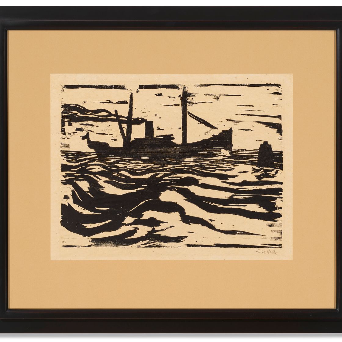 Emil Nolde — Фишдампфер (рыболовецкий пароход), изображение 2