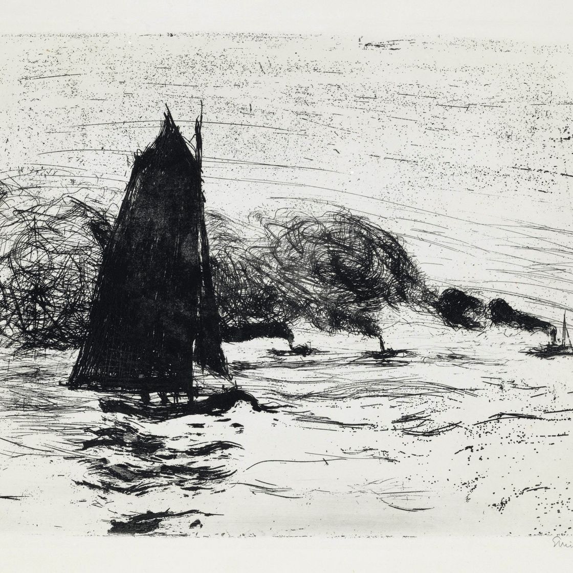 Emil Nolde — Сеглер и другие виды дампферов (Шифлер 140)