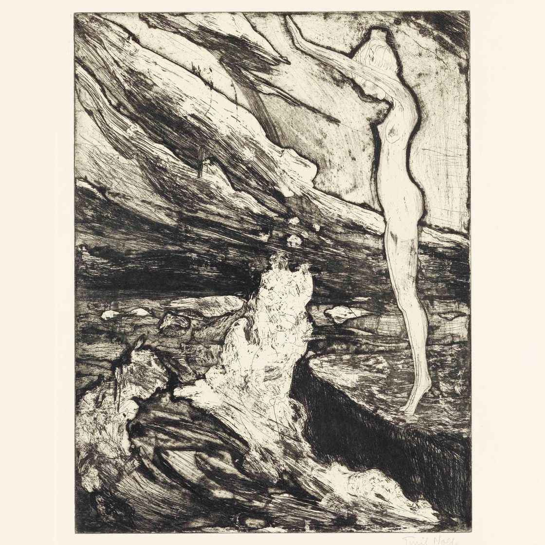 Emil Nolde — Брандунг (S. & M. 213)