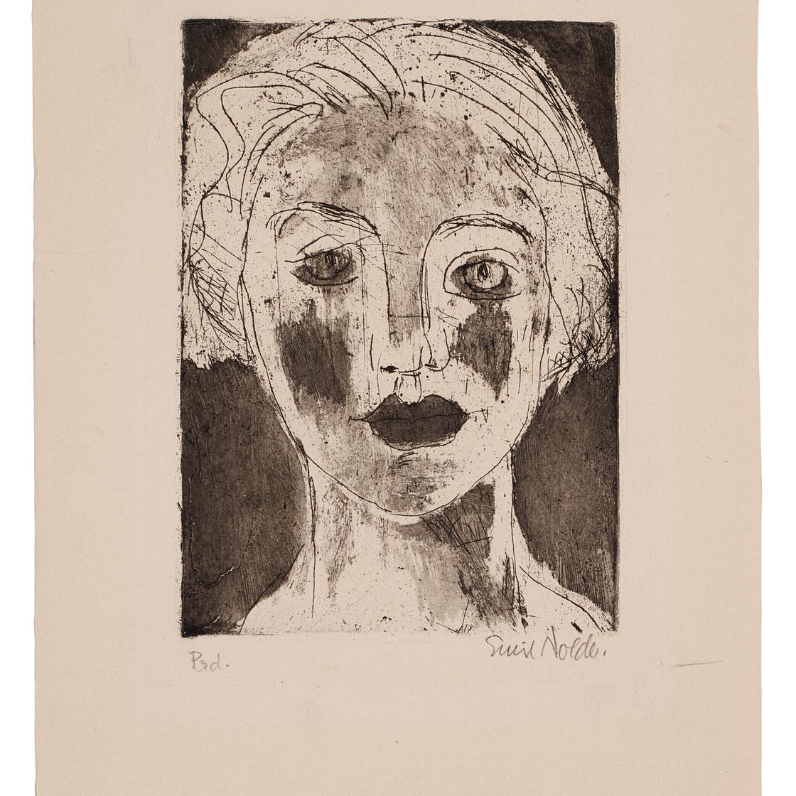 Emil Nolde — Мадхенбилднис (Портрет девушки)