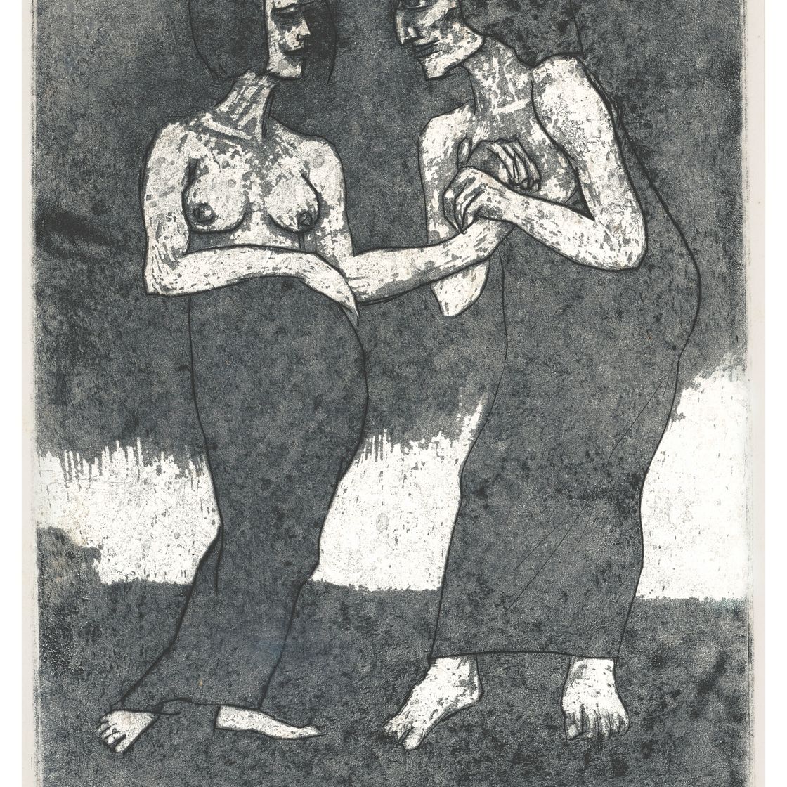 Emil Nolde — Мужчина и девушка