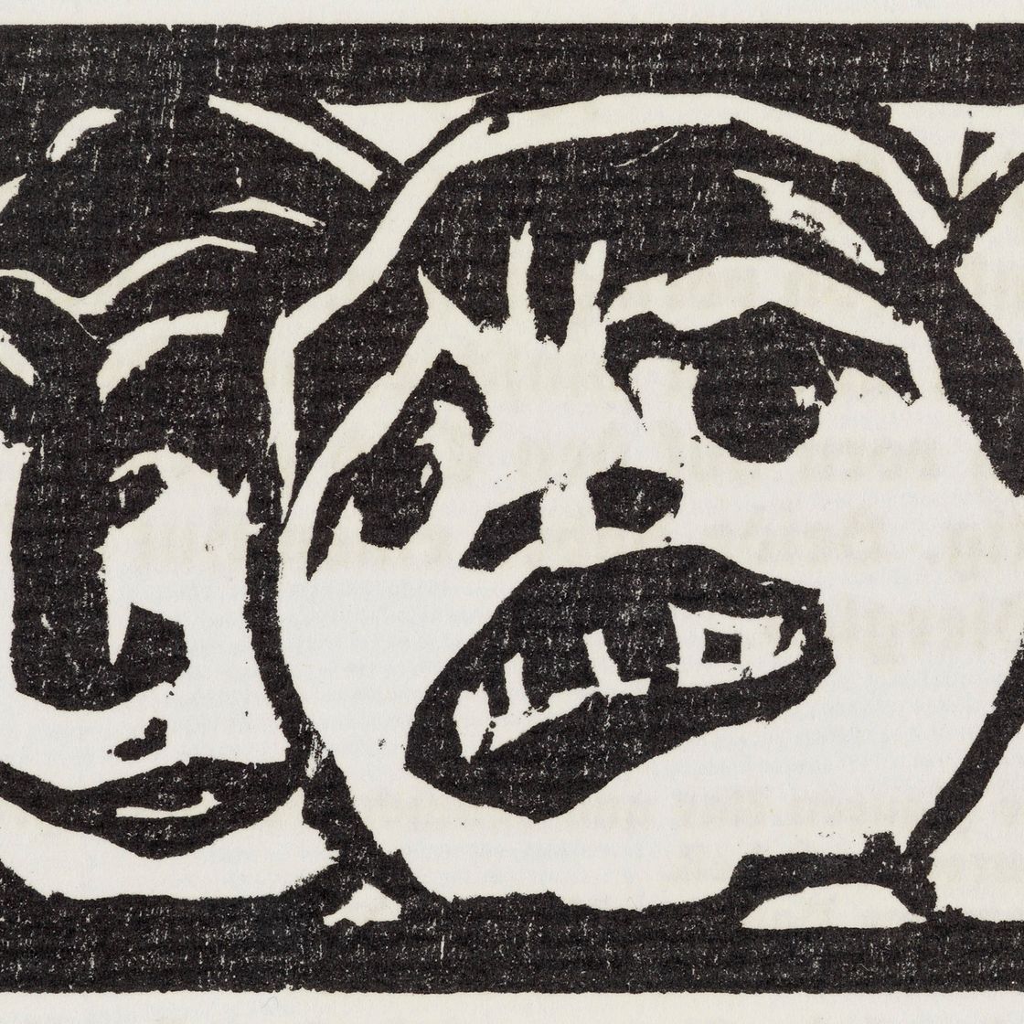 Emil Nolde — Четыре тарелки от: Schiefler Werkverzeichnis (S. & M. 42, 57, 65, 66), изображение 2