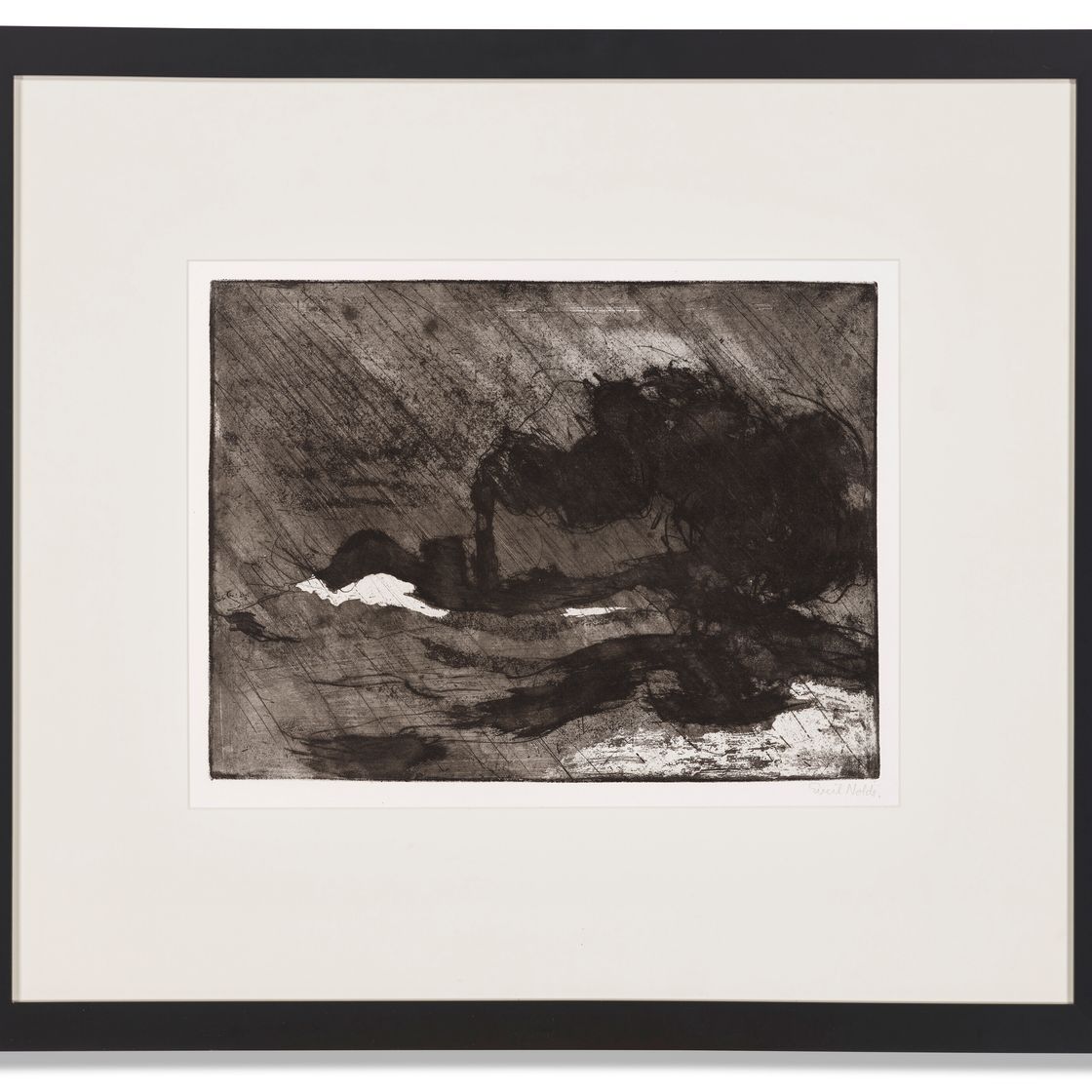 Emil Nolde — Dampfer (гросс, дункель) (Пароход [Большой, темный]), изображение 2