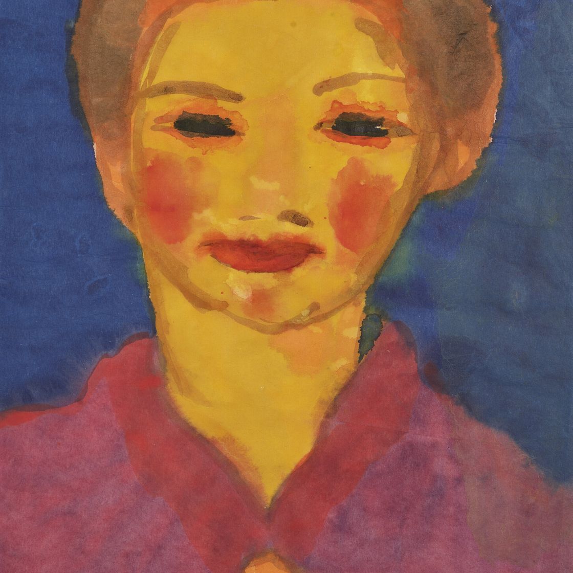 Emil Nolde — Портрет молодой дамы, изображение 1