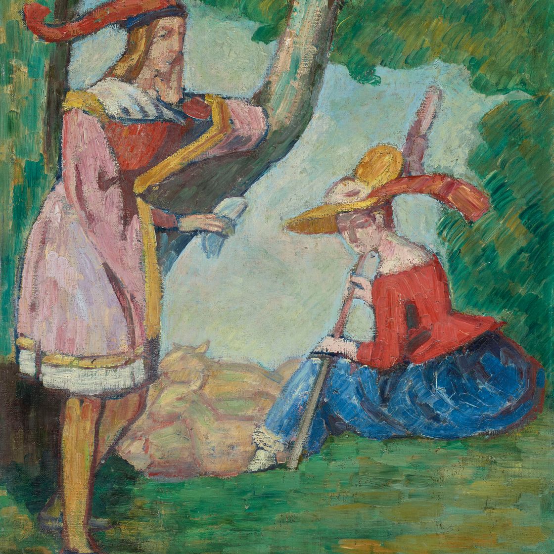 Émile Bernard — Сценка с шампанским