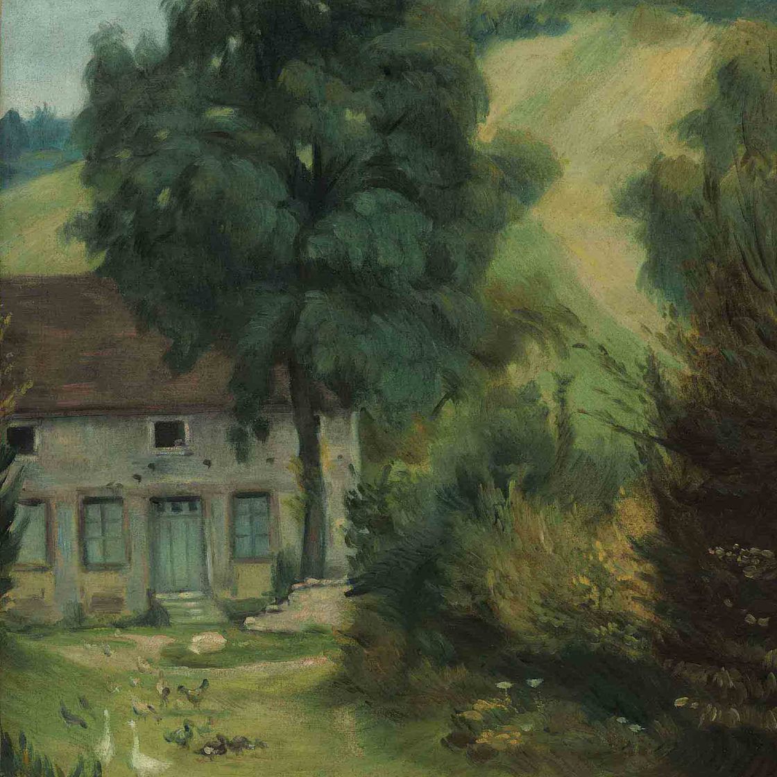 Émile Bernard — Дом молосмеса в галлинасесе