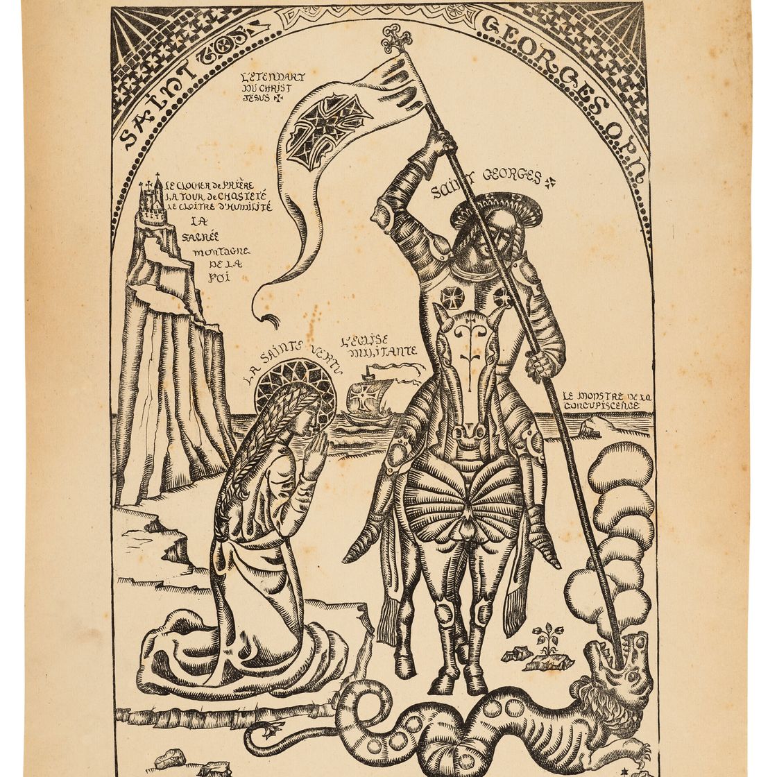 Émile Bernard — Святой Георгий