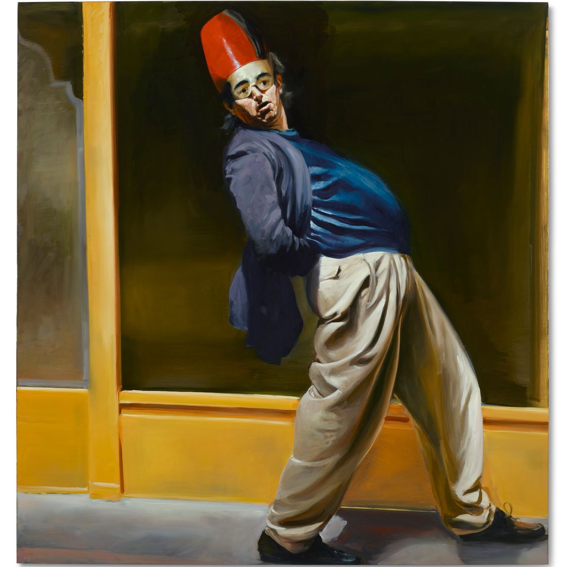 Eric Fischl — Автопортрет с маской, изображение 1