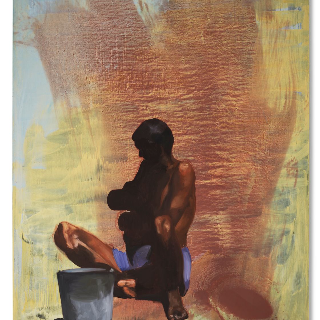 Eric Fischl — Мужчина купается