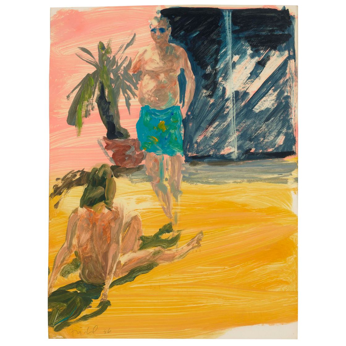 Eric Fischl — Без названия (Исследование для Сайгона, штат Миннесота ), изображение 1