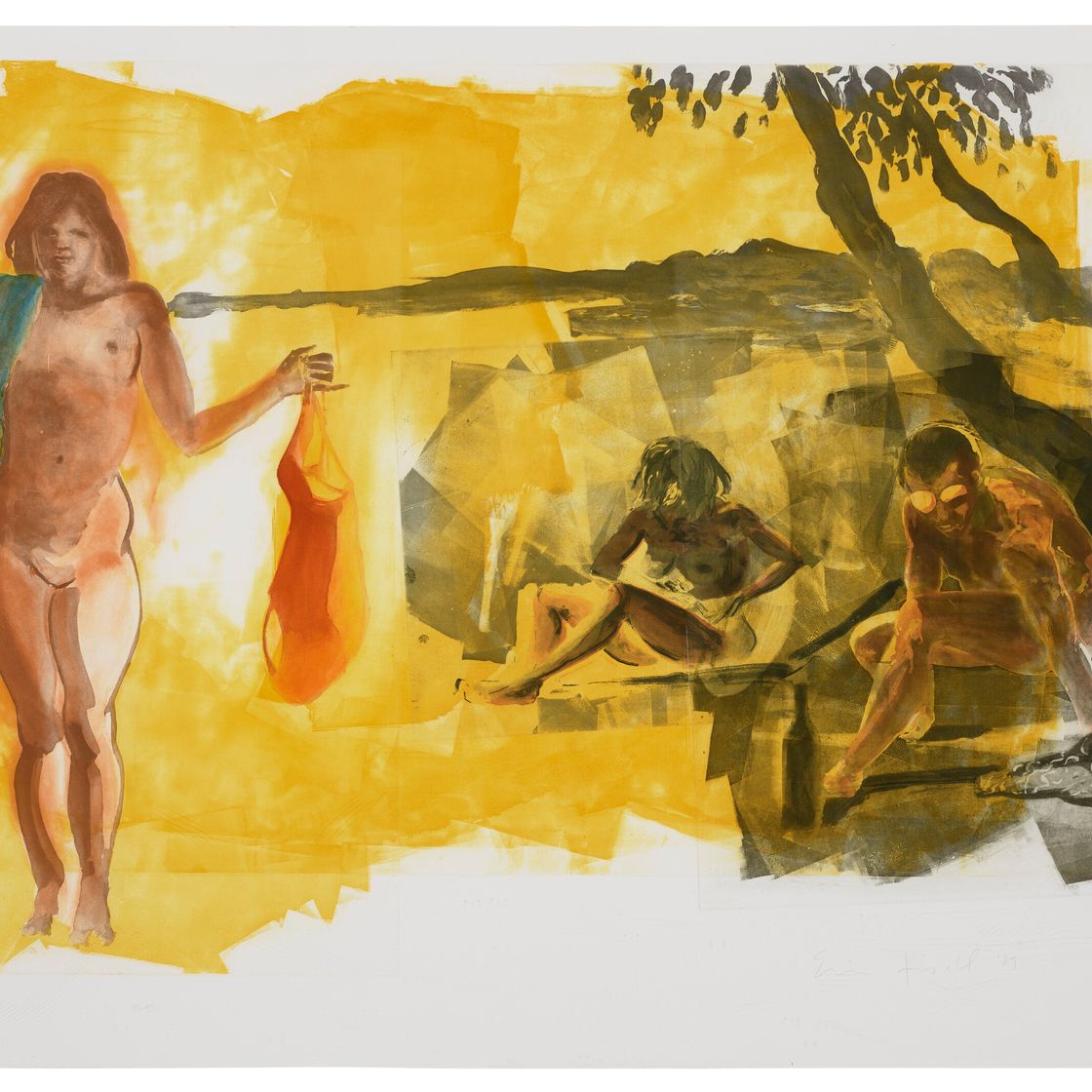 Eric Fischl — Лучи, изображенные четырьмя акватинтами
