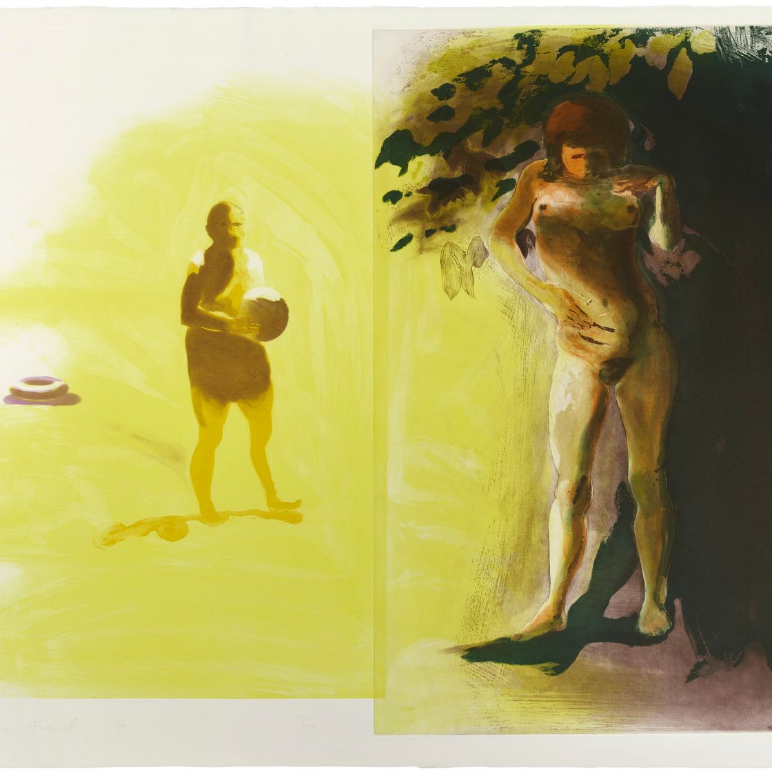 Eric Fischl — Внутренняя трубка, выполненная четырьмя акватинтами