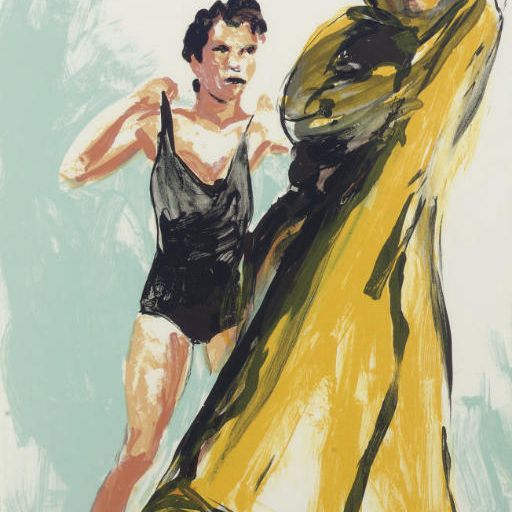 Eric Fischl — Ямайка Кинкейд, Энни, Гвен, Лили, Пэм и Тюлип, Нью-Йорк, сотрудники библиотеки Музея американского искусства Уитни, 1986