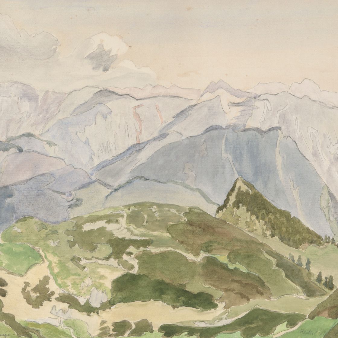 Erich Heckel — Хелле Берге, изображение 1