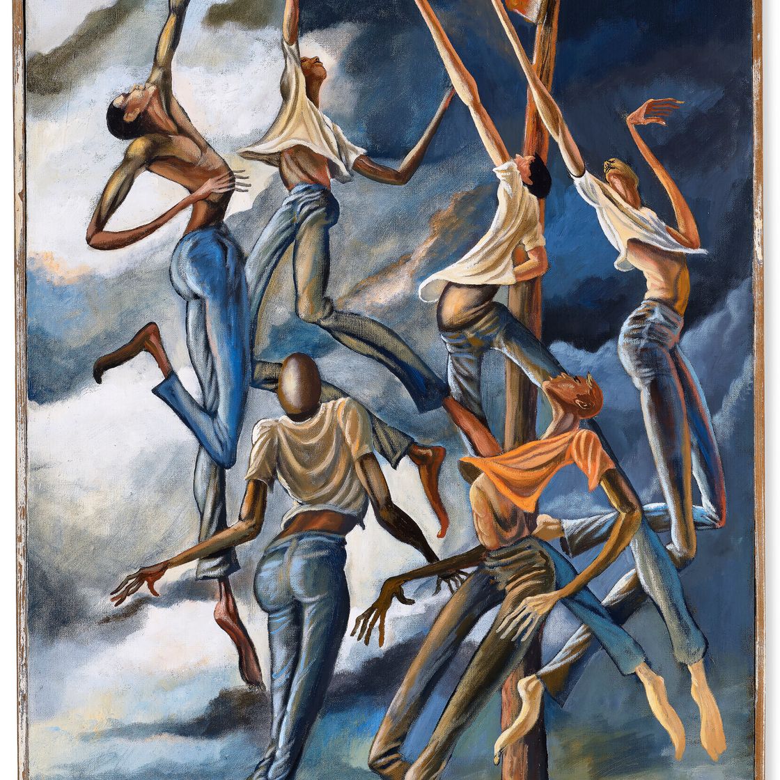 Ernie Barnes — Танец бури, изображение 1