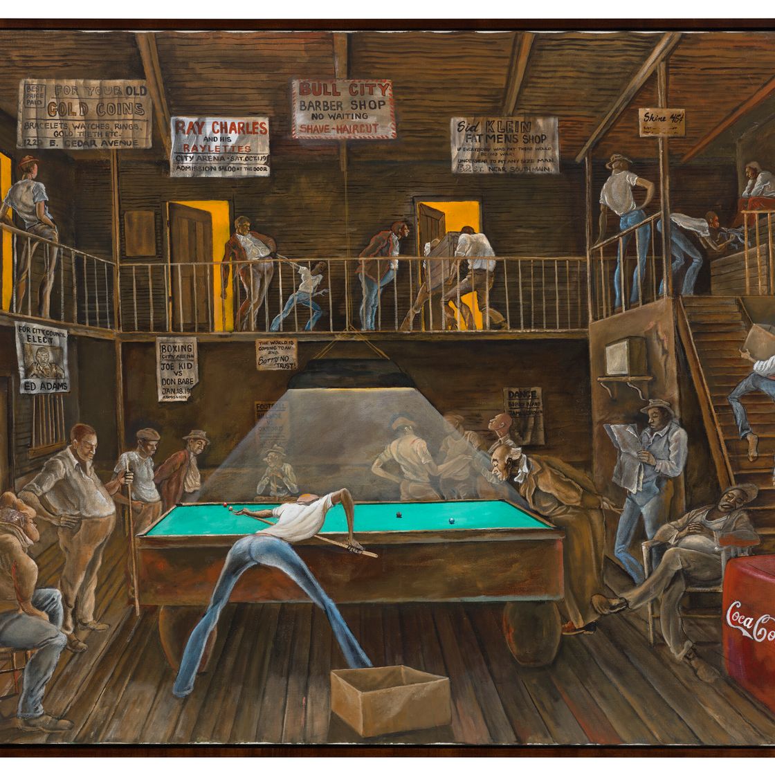 Ernie Barnes — Без названия, изображение 3