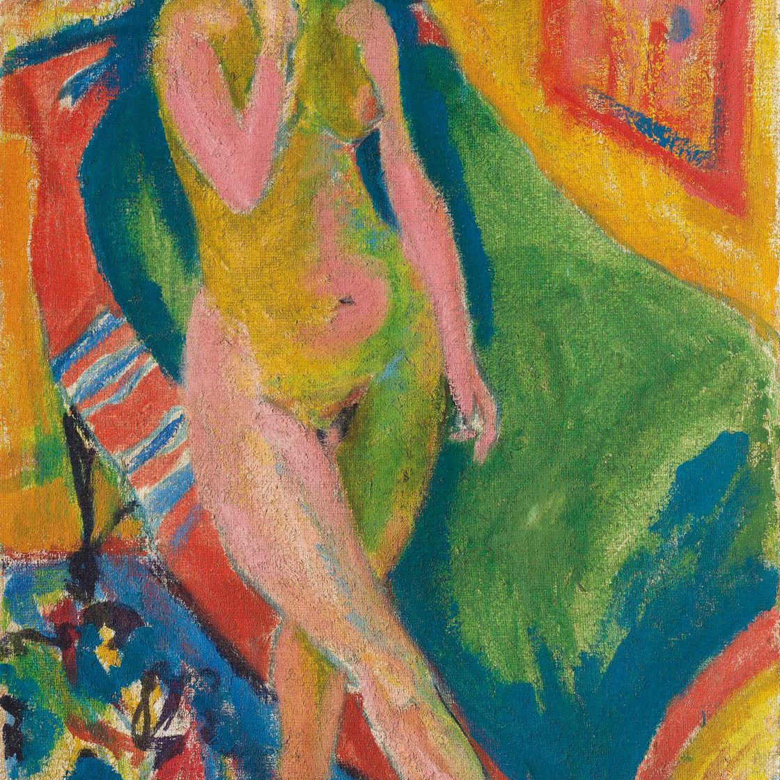 Ernst Ludwig Kirchner — Диван, на котором я сижу всю ночь.