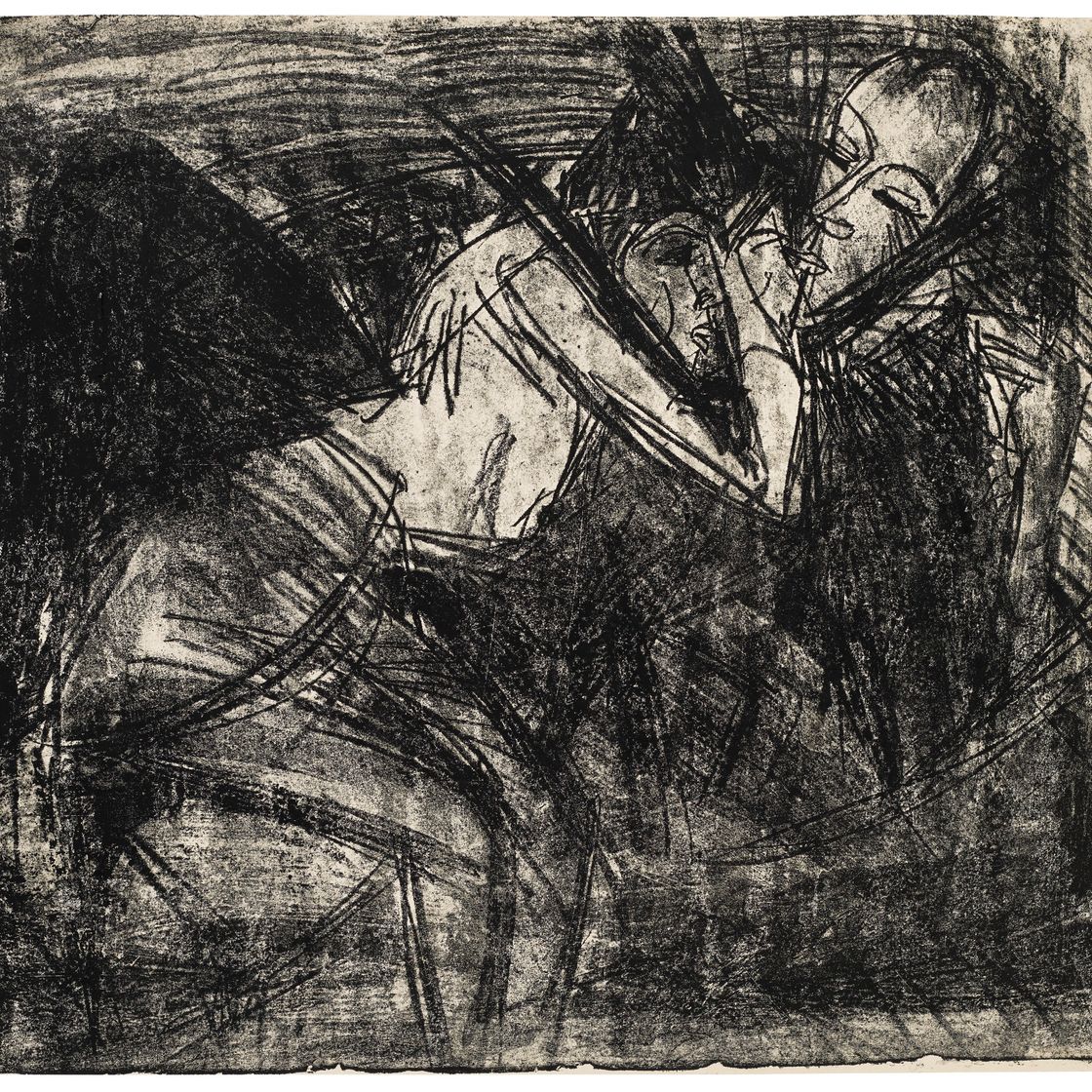 Ernst Ludwig Kirchner — Любовь в Моргане (Влюбленные по утрам), изображение 1