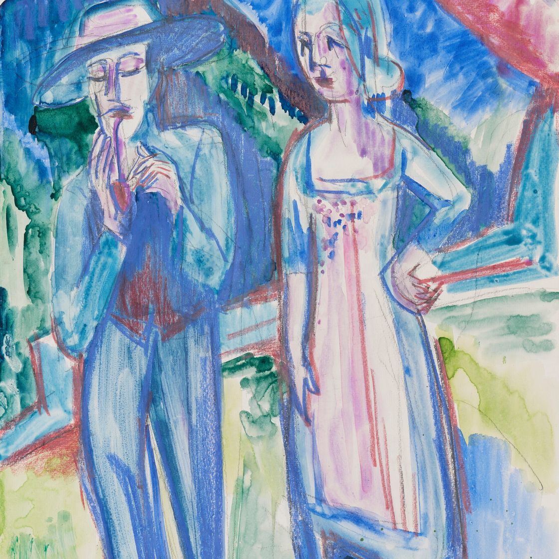 Ernst Ludwig Kirchner — Бауэрнпаар, изображение 1