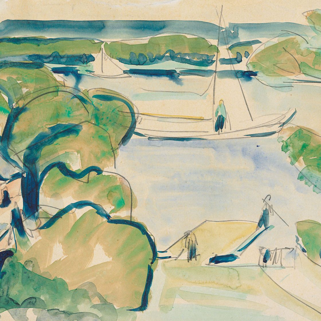 Ernst Ludwig Kirchner — Прогулка по Мюггельзее