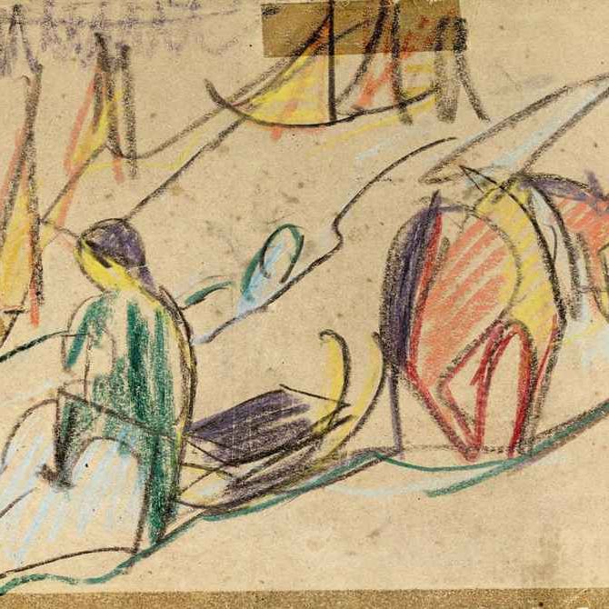 Ernst Ludwig Kirchner — Манн мит Пферд