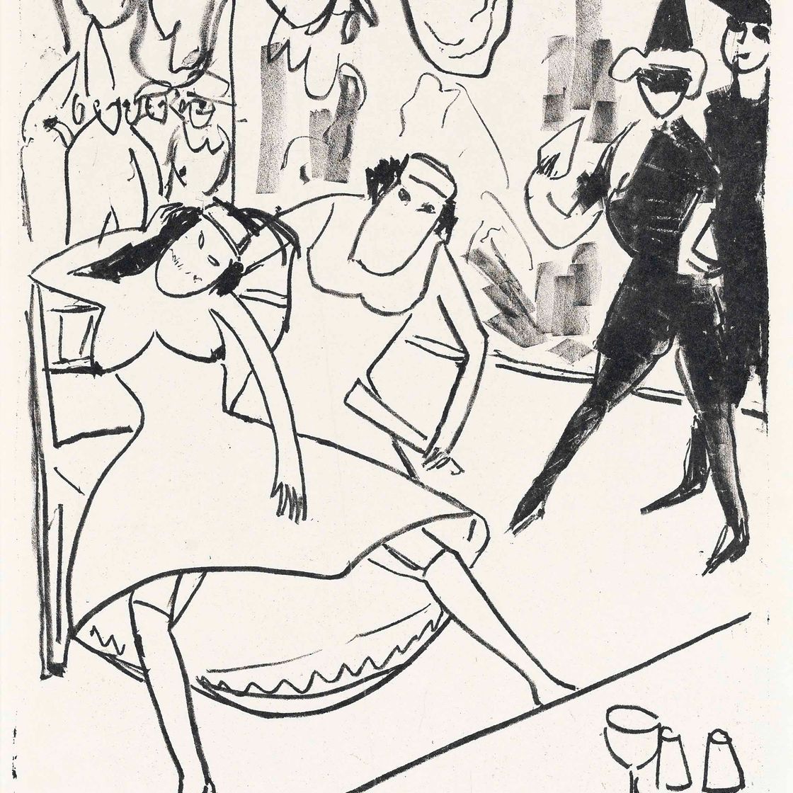 Ernst Ludwig Kirchner — Маскенболл (Д. 146; щ. 188)