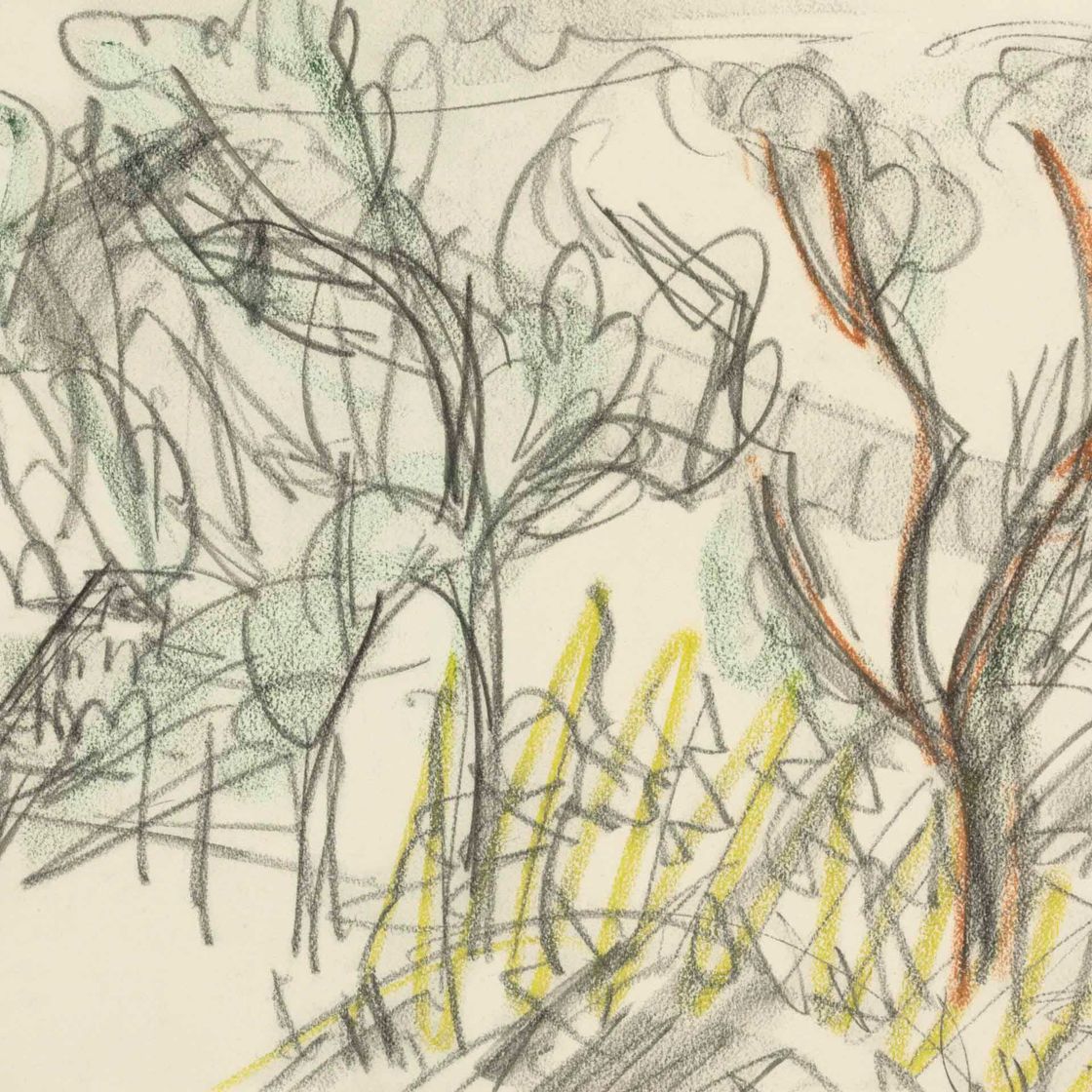 Ernst Ludwig Kirchner — Баумгруппа в Кенигштайне ( спереди ); Маннергейм ( сзади ), изображение 1