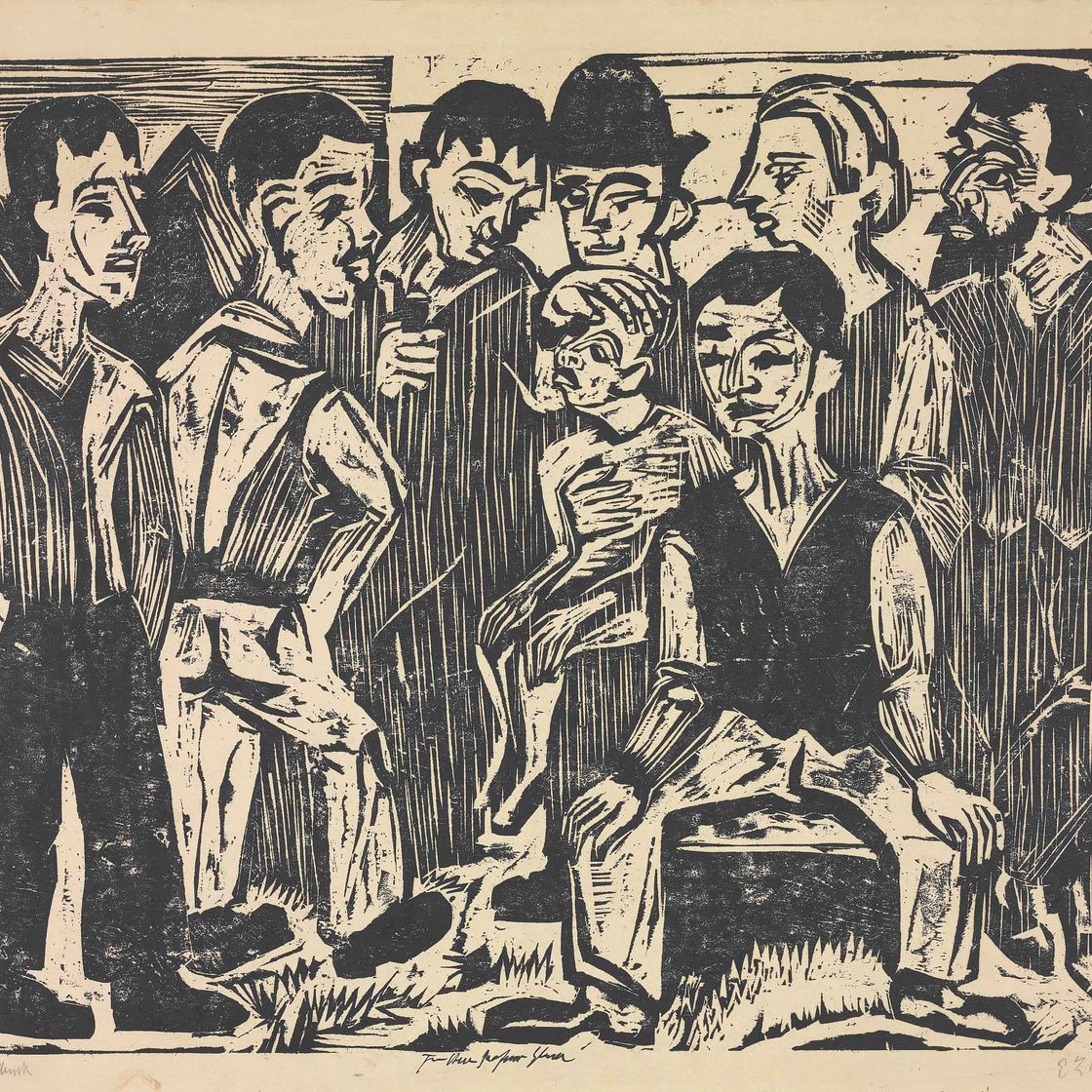 Ernst Ludwig Kirchner — Бауэрн, аплодисменты (Дуб H 449)