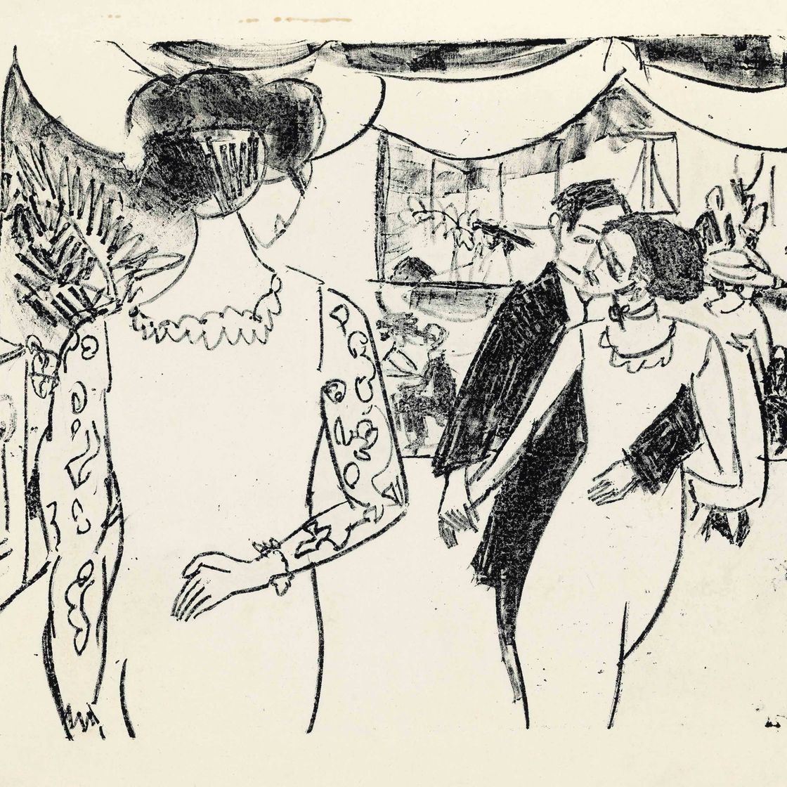 Ernst Ludwig Kirchner — Танцзаль Вайссер Хирш (D. L169)