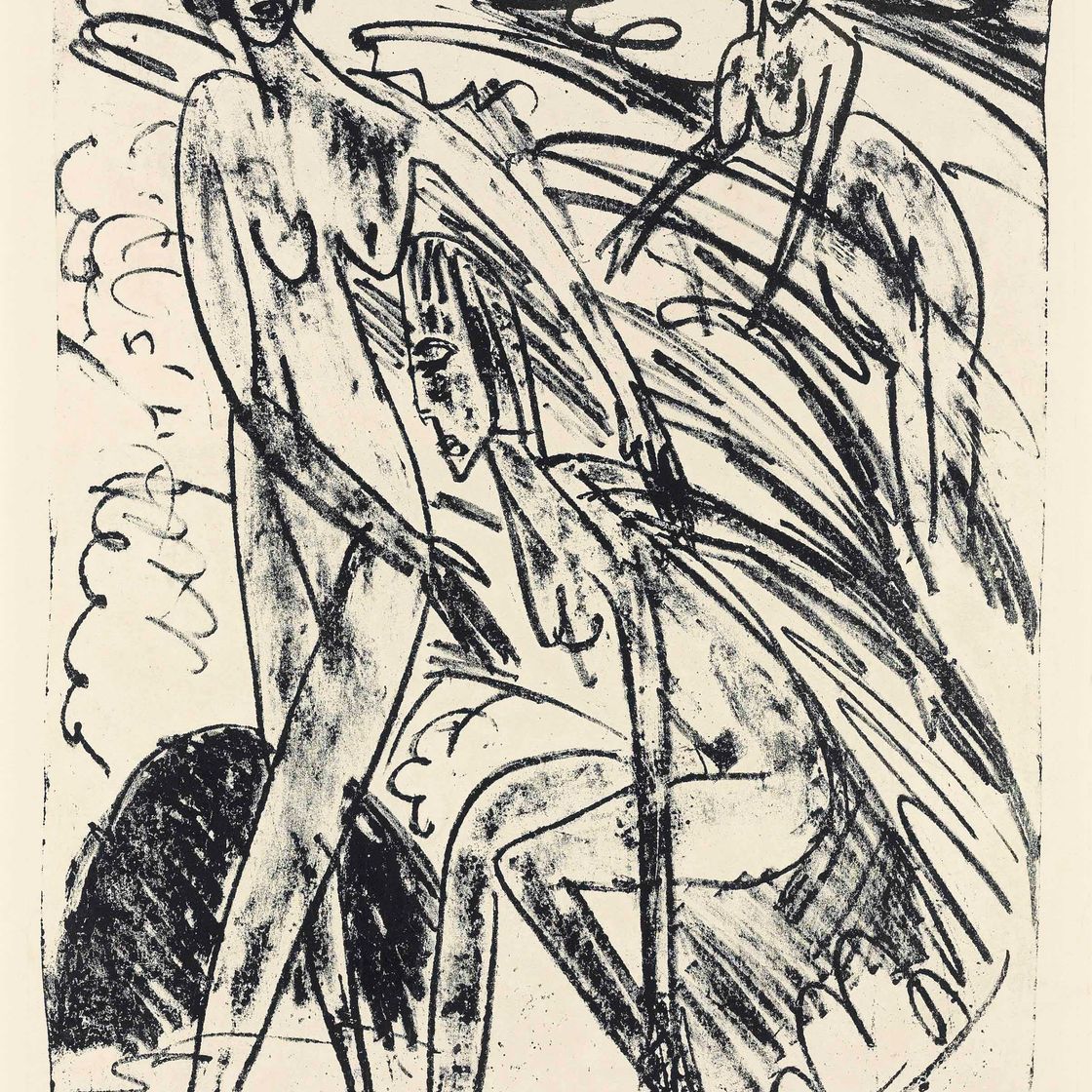 Ernst Ludwig Kirchner — Баденде в Веллене