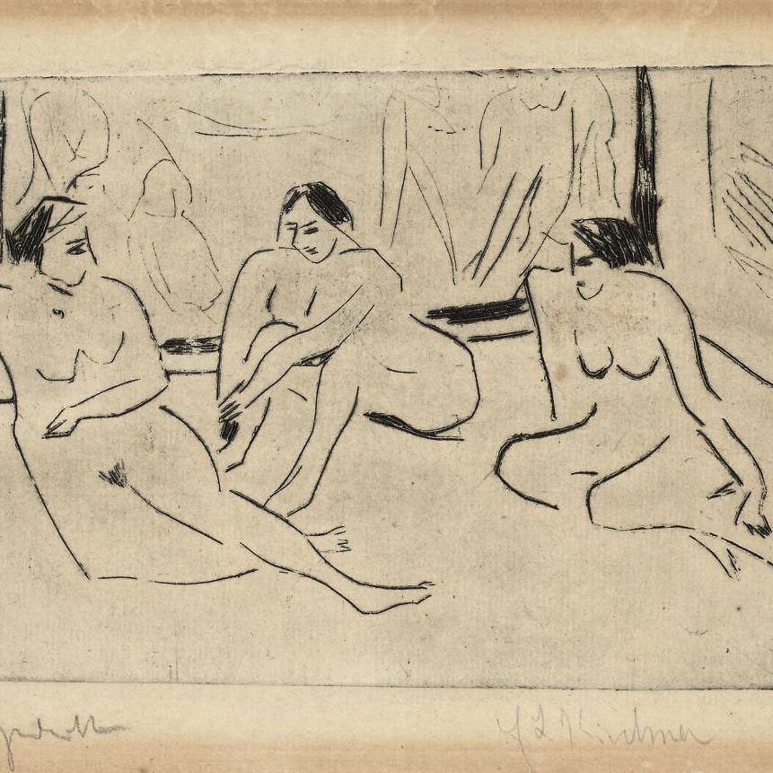 Ernst Ludwig Kirchner — Я хочу побыть с тобой наедине (Дубэ, 70 лет)