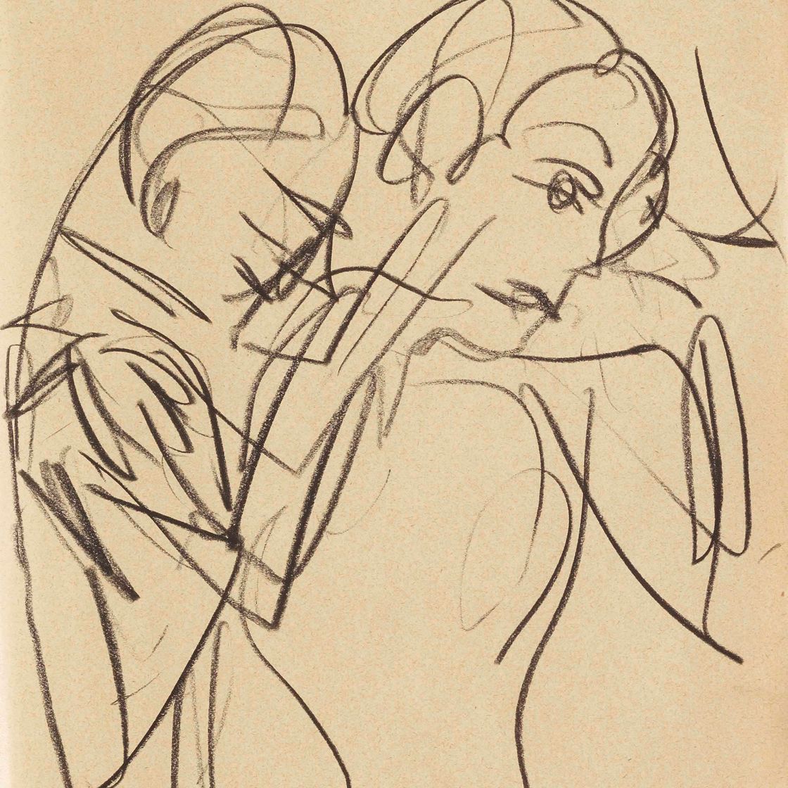 Ernst Ludwig Kirchner — Скульптурная студия "Цвей фигурен", 1930 год
