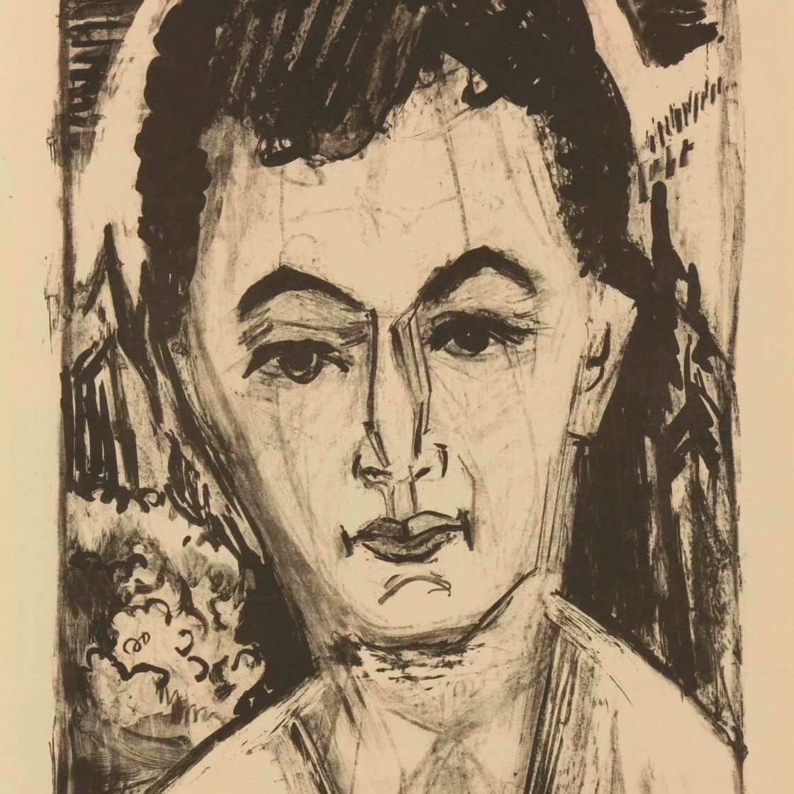 Ernst Ludwig Kirchner — Портрет Неле ван де Вельде (Dube L411)
