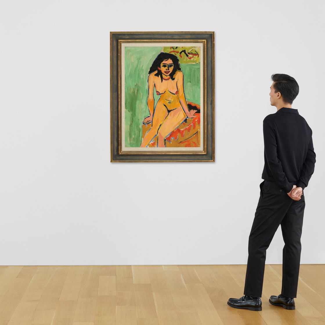 Ernst Ludwig Kirchner — Цвей, девушка из семьи Бадеванне (Фрау флахер, жена и девушка из семьи Фехер) (справа); Сиделка шварцхааригер, женщина из семьи Бадеванне (справа), изображение 5