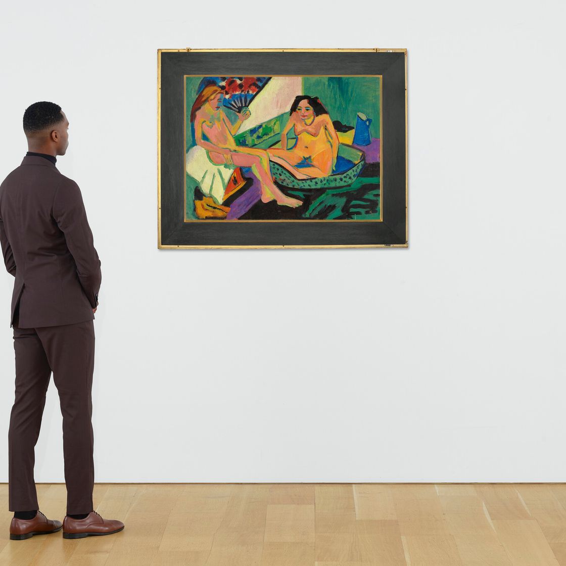 Ernst Ludwig Kirchner — Цвей, девушка из семьи Бадеванне (Фрау флахер, жена и девушка из семьи Фехер) (справа); Сиделка шварцхааригер, женщина из семьи Бадеванне (справа), изображение 6