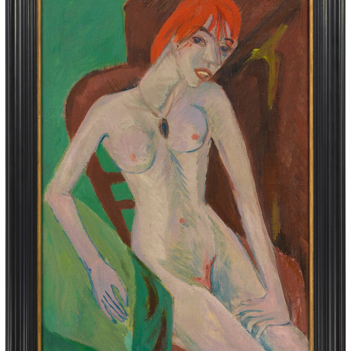 Ernst Ludwig Kirchner — Ротариге (прямая сторона); Роза Стиллебен (оборотная сторона), изображение 2