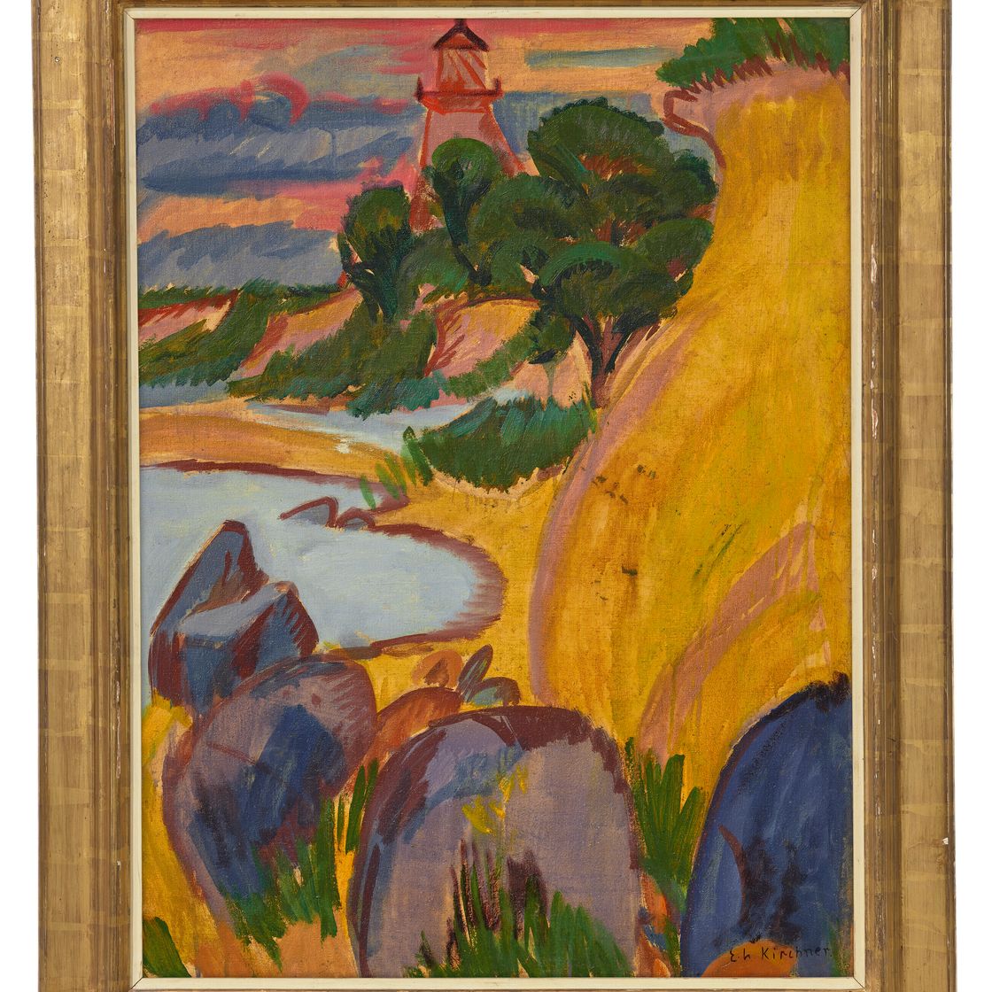 Ernst Ludwig Kirchner — Лейхттурм хинтер Бухт, изображение 2