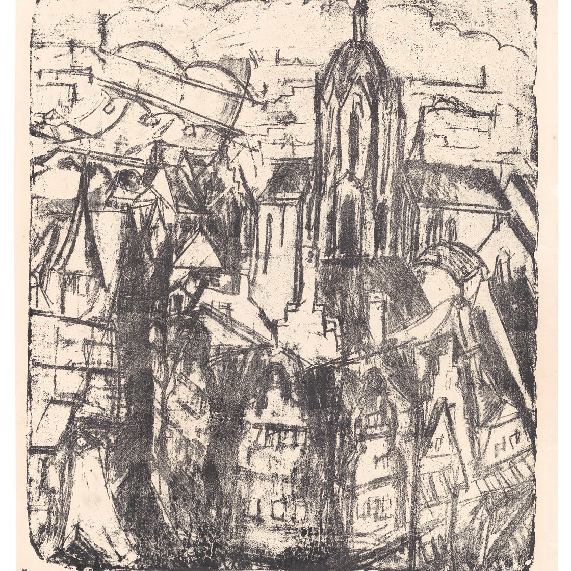 Ernst Ludwig Kirchner — Дом франкфуртеров