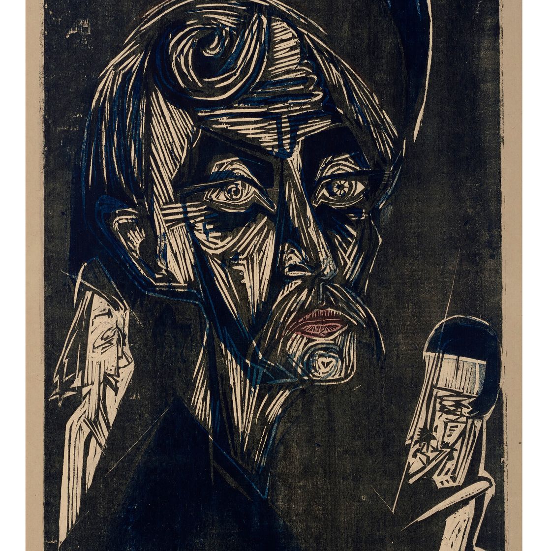 Ernst Ludwig Kirchner — Блондинистый Мужчина Штирнер, изображение 1