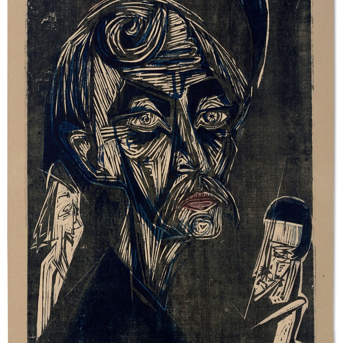 Ernst Ludwig Kirchner — Блондинистый Мужчина Штирнер, изображение 3
