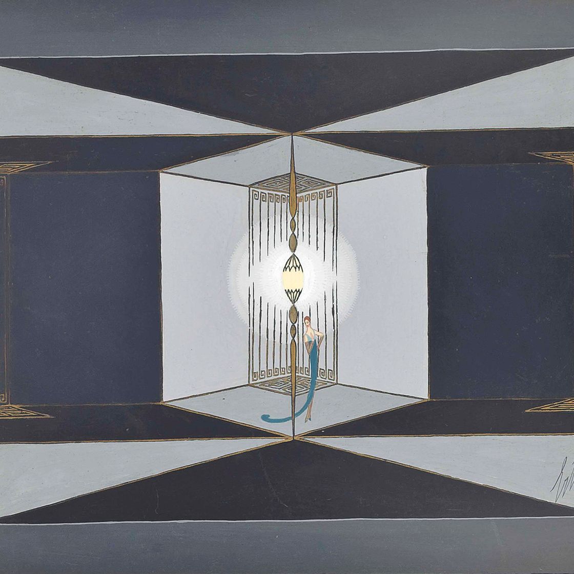 Erté — Голливудский сценограф, 1925 год