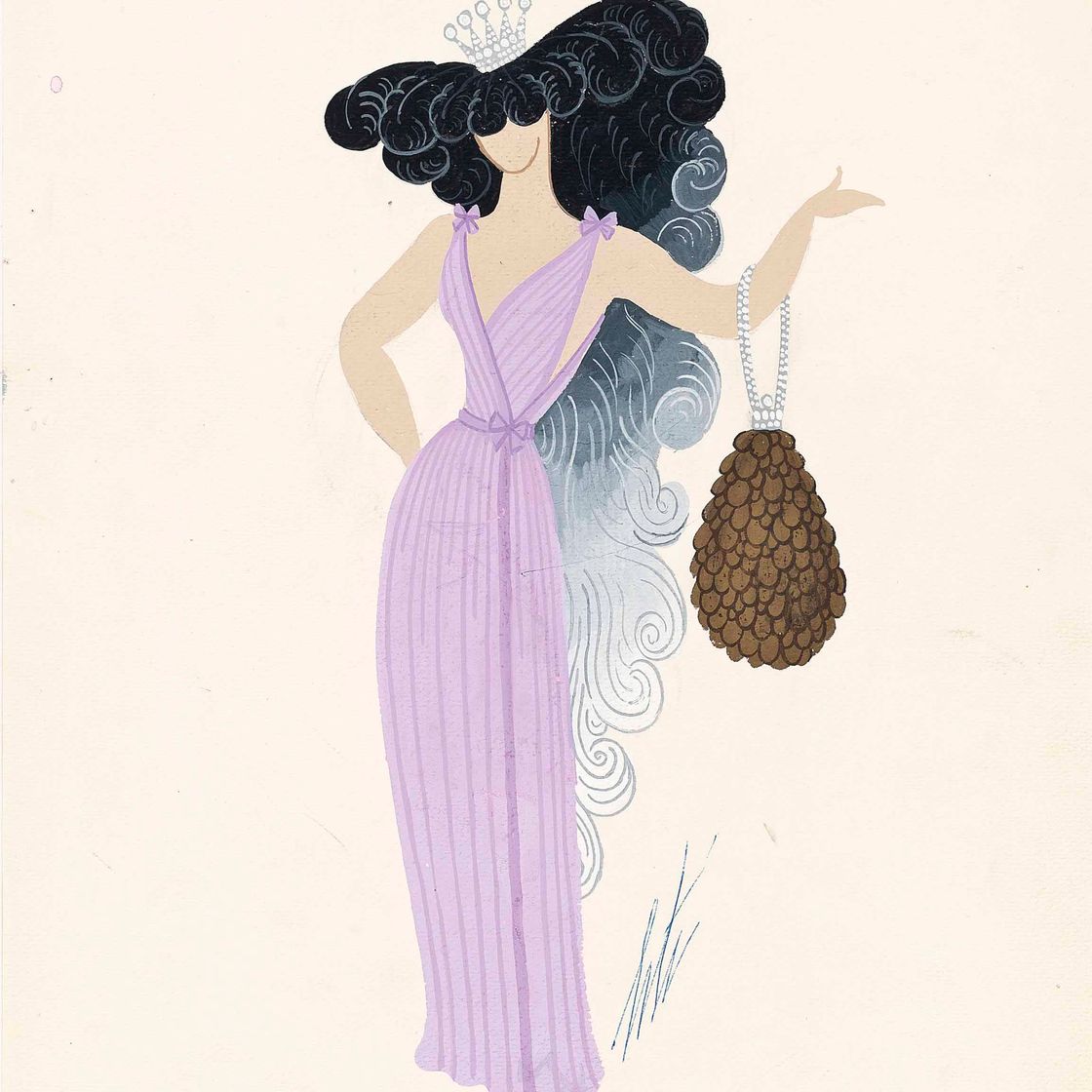 Erté — Вдова жуайез