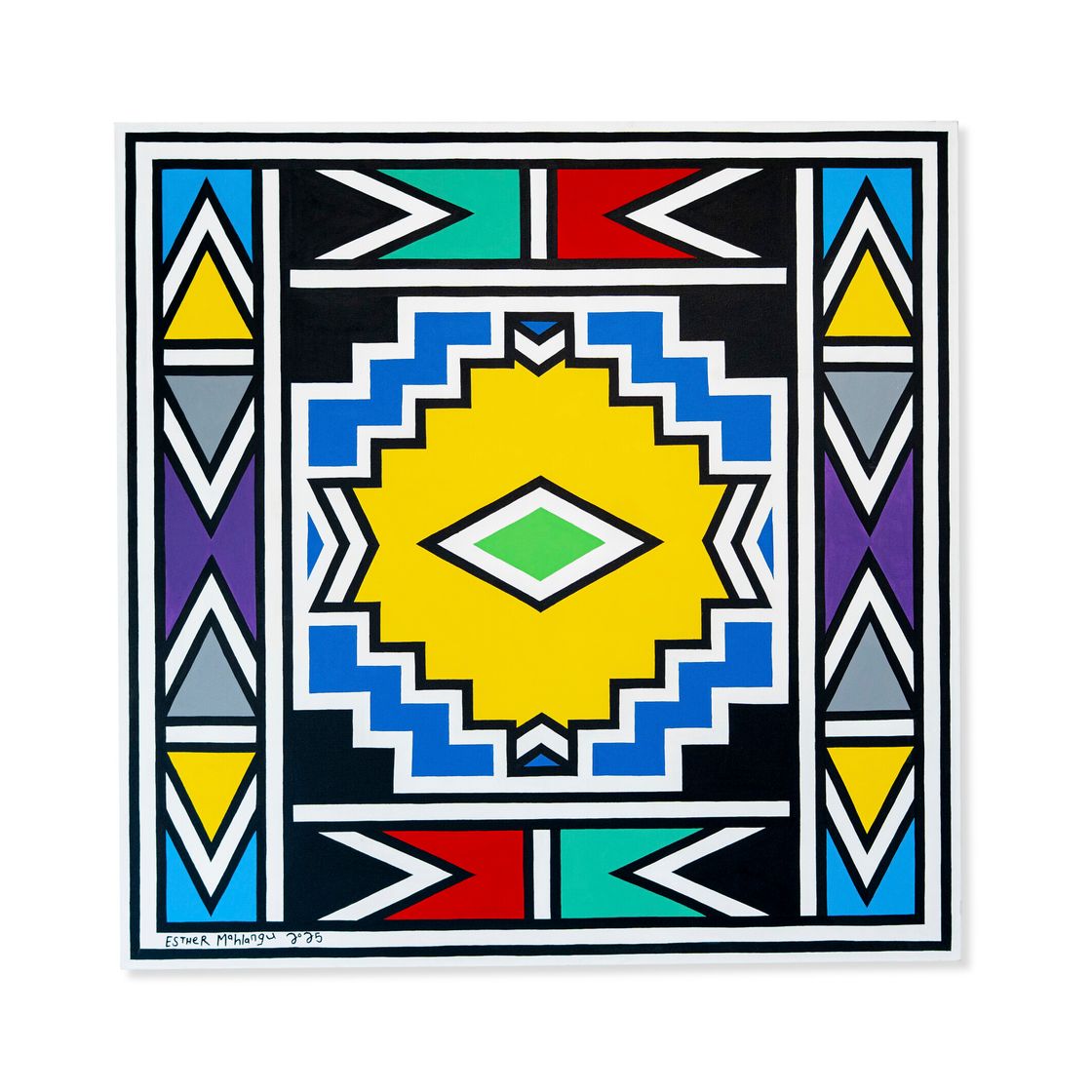 Esther Mahlangu — Абстрактный Ндбеле
