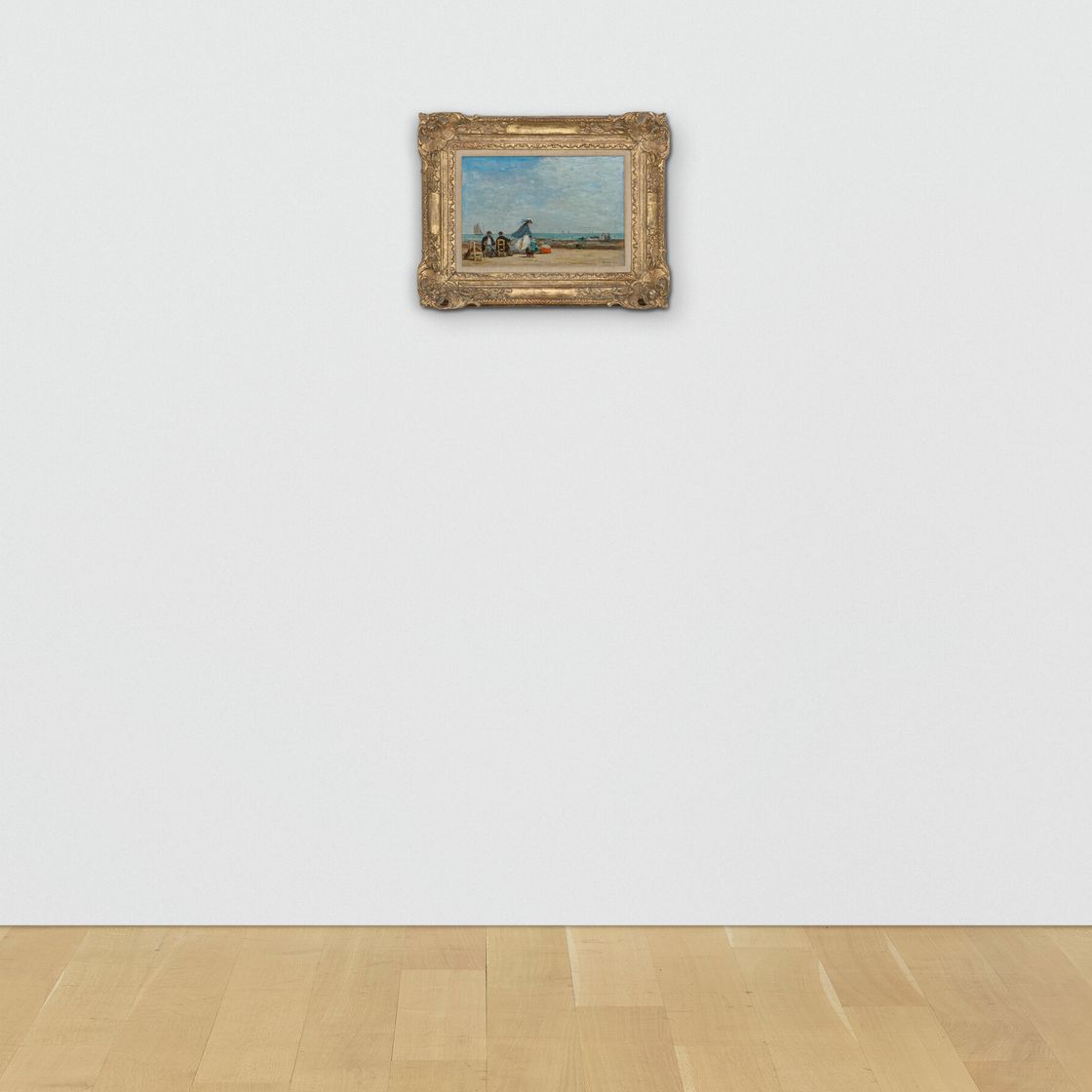Eugène Boudin — Сцена на пляже в Довиле, изображение 3