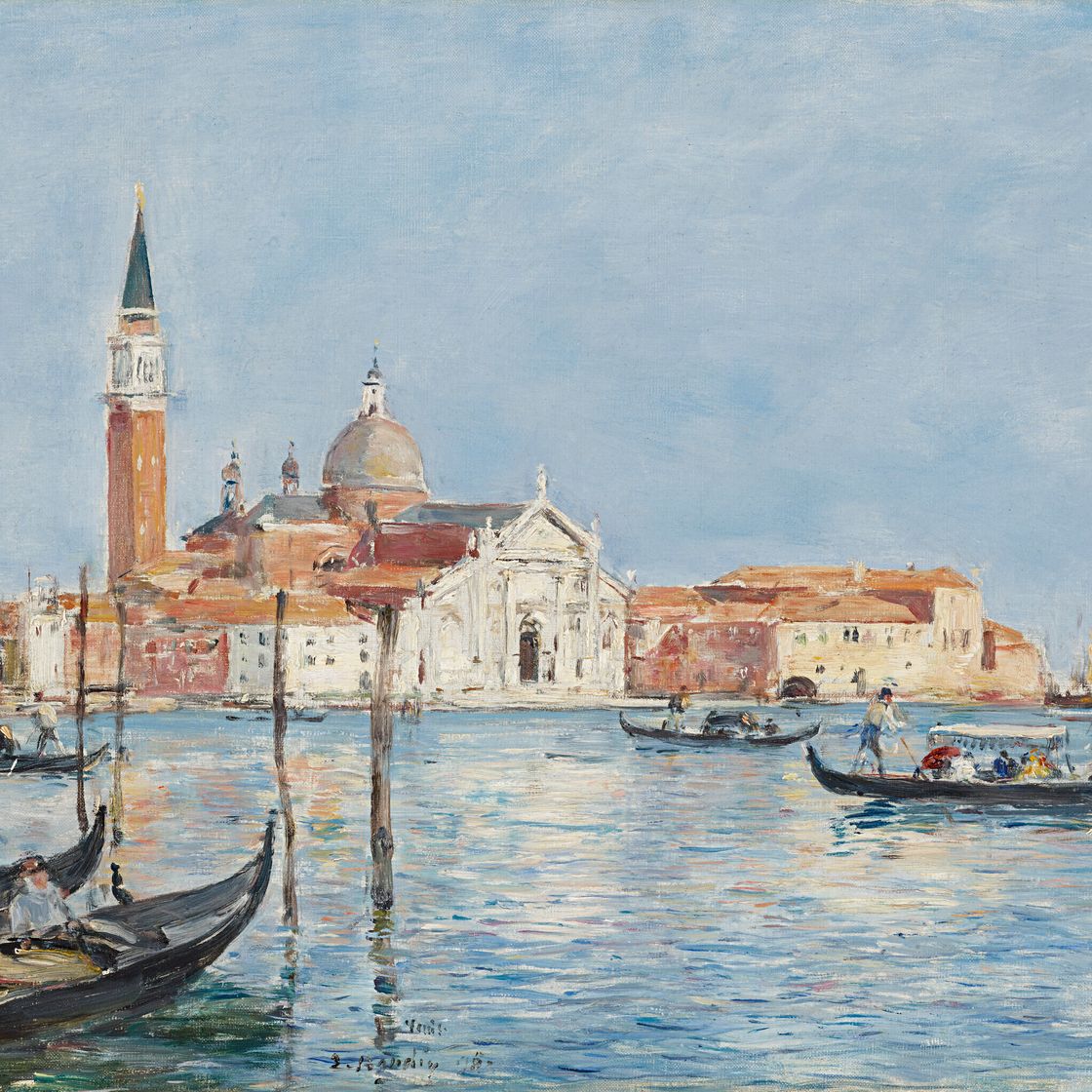 Eugène Boudin — Венеция, церковь Сан-Джорджо, изображение 1