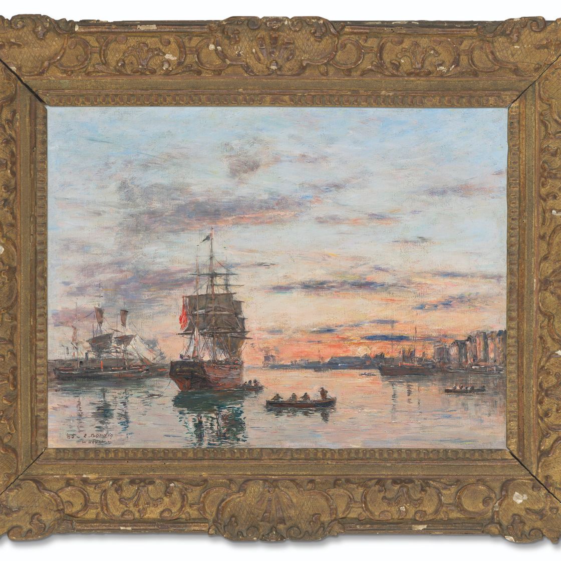 Eugène Boudin — Гавр. Аванпорт, изображение 2