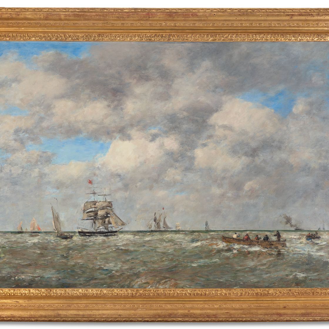 Eugène Boudin — Пленэр, ламанеры, изображение 3